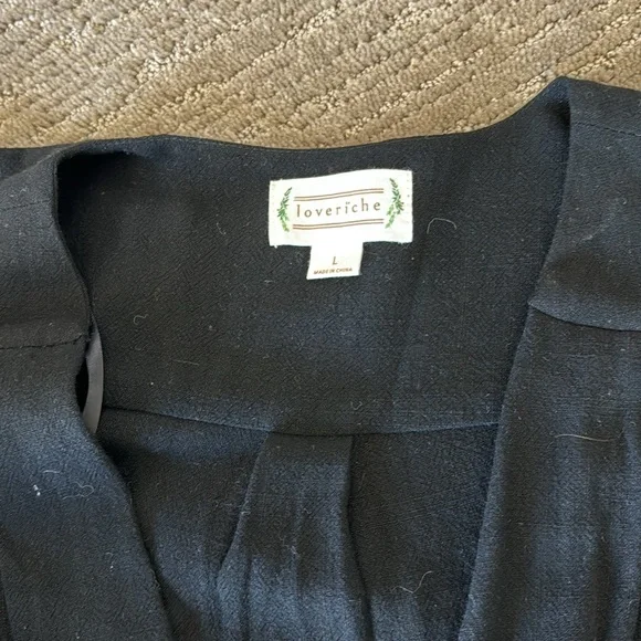 Love Riche Black Linen Dress - Picture 4 of 6